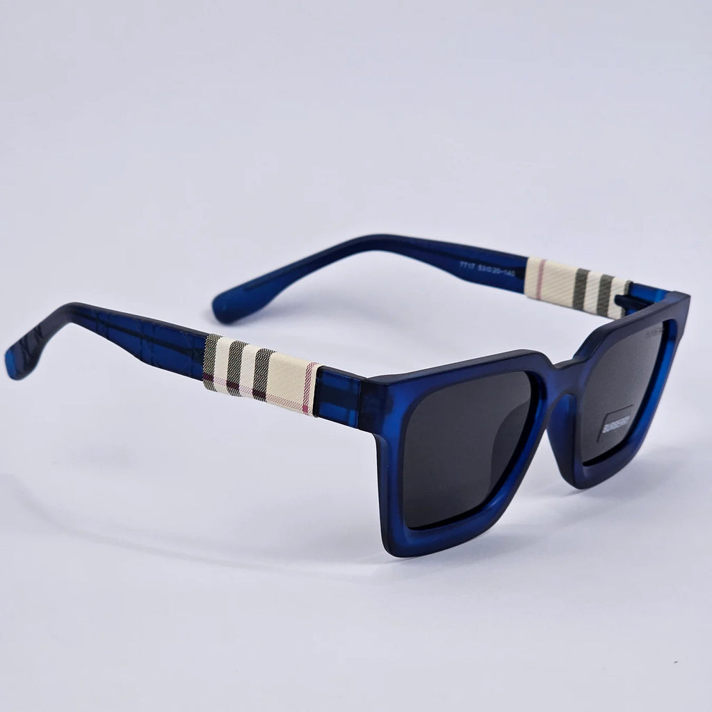 Square - Burberry -Acetate - Blue