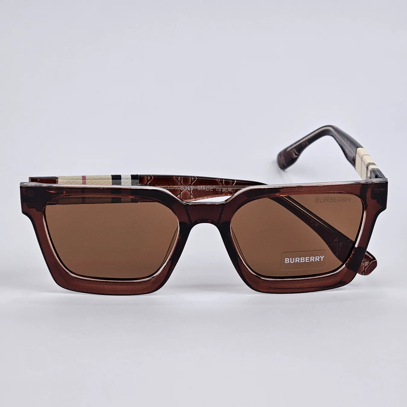 Square - Burberry - Acetate - Brown
